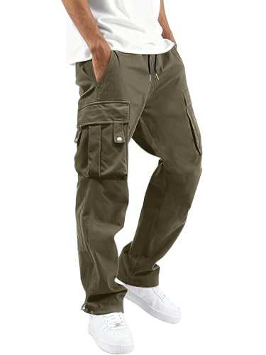 HOTake Men's Relaxed Fit Stretch Cargo Pants