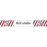 LEMAX Aufkleber „Nicht In Laufende Maschinen Greifen“ – Selbstklebend, 150x100 Mm, Wetterbeständig
