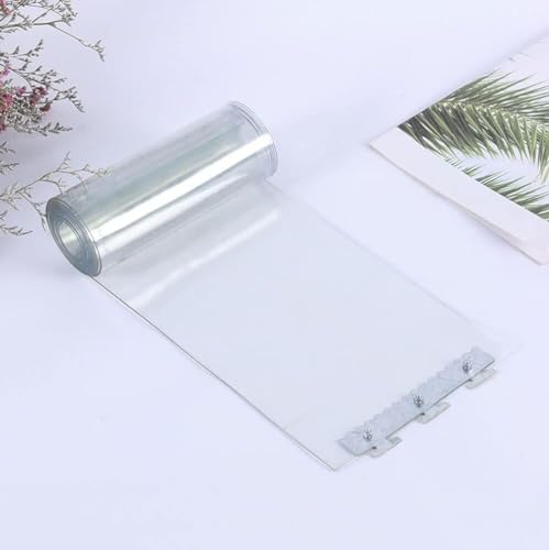 Cortina de puerta transparente de PVC con grosor de 1,9 mm y medidas de 0,9 x 2 m 6