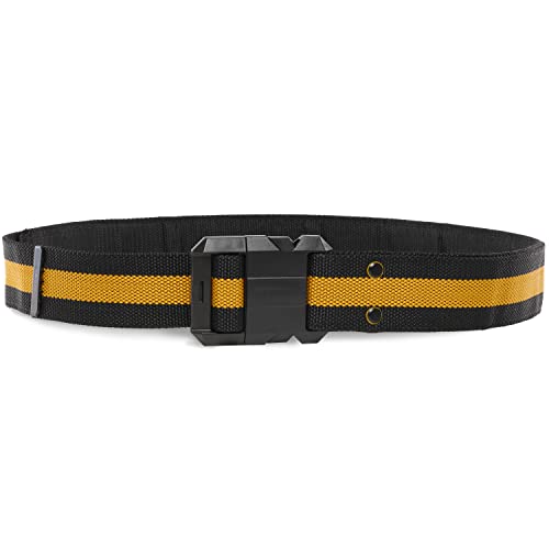ToughBuilt TB-CT-42- Work Belt - Customizable Belt Length, Adjustable for 32"-48" Waists, Heavy-Duty Belt Buckle, Compatible with All ClipTech Pouches