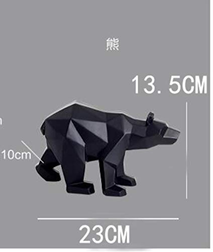 FUYIO Black crown lion statue handicraft decorations christmas decorations for home sculpture escultura home decoration accessories,B