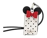 kate spade new york disney - cordino con motivo altro minnie m, bianco multi, cordino