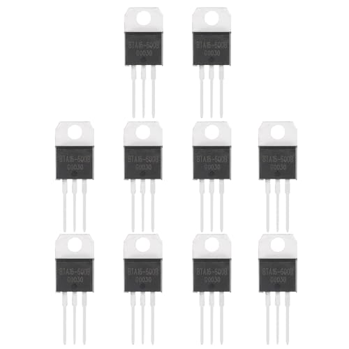 Thyristor BTA16-600B TO-220 lot de 10 triacs 600V 16A MECCANIXITY