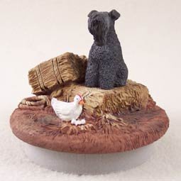 Conversation Concepts Miniature Kerry Blue Terrier Candle Topper Tiny One 