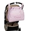 Danielstore- Bolso Carro Bebe Personalizado Acolchado con Nombre Bordado. Color Rosa