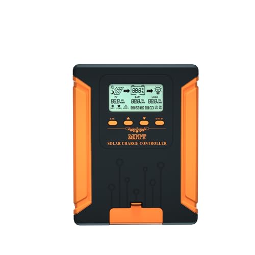 120A MPPT Solar Charge Controller with LCD Display