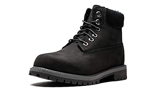 Image of Timberland 6 inch Premium w / Faux Shearling Boot with Closure (Toddler /Little Kid /Big Kid)