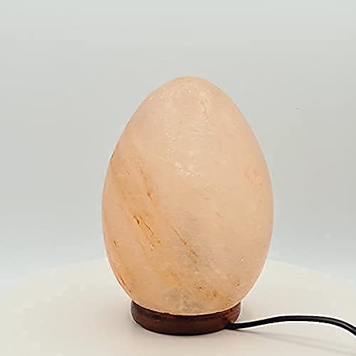 Himalayan Oval/Egg Shaped Salt Lamp, Beautifully Hand Crafted Lamp, Crystal Salt Lamp, Healing Lamp, Air Purifier, Therapeutic, Home Decor