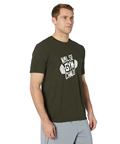 Image of T-Shirt for Men KAL SE Gym CHALU Funny Hindi Quotation, Graphic and Typography t-Shirt