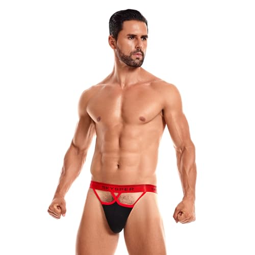 SKYSPER Mens Jockstrap Underwear Jock Straps Male Athletic Supporters for Men 5
