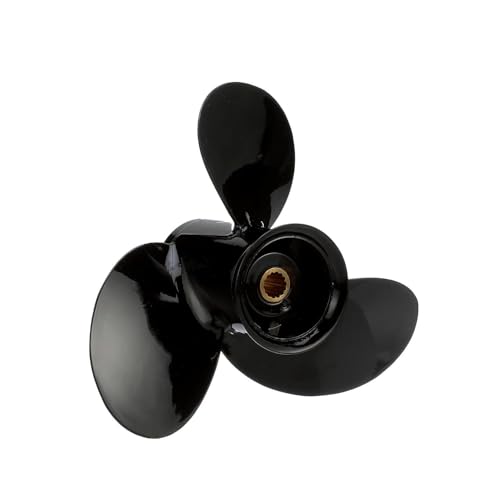 Image of Quicksilver Black Diamond 3-Blade Aluminum Propeller for Mercury and MerCruiser Engines