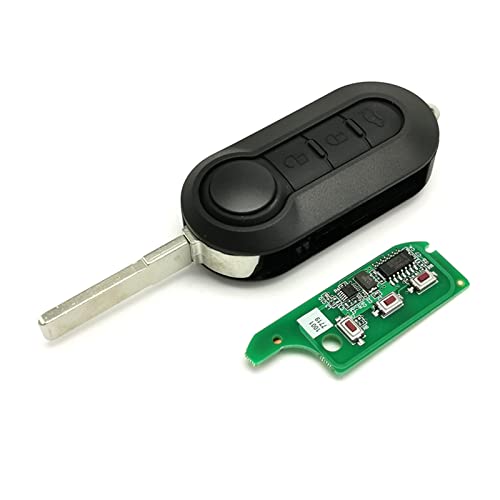 Chiave a distanza dell'automobile per Fiat 500 Doblo Qubo Grande Punto 2006-2013 Delphi BSI System 433 Mhz CHIEDERE PCF7946 Sostituire Chiave intelligente