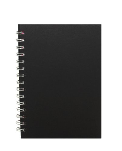 Pink Pig Posh Eco Pig Carnet de croquis à papier blanc Noir Format portrait A5