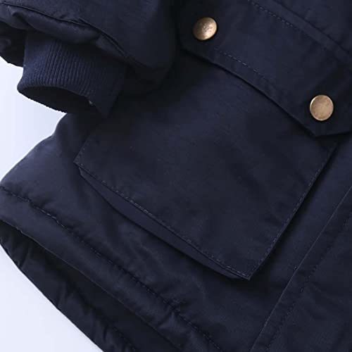 Image of Boys Girls Winter Outwear Coats, Kids Warm Outfits,Windproof Jacket for Toddler 1-8Y