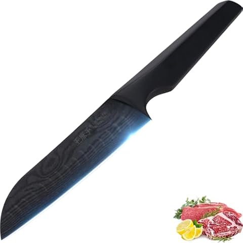 Kushank Chef Knife 7 Inch Santoku Knife with Gift Box Cover