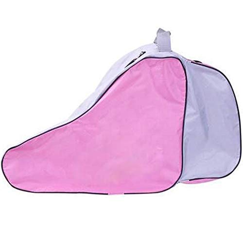 YOFASEN Unisex Bolsa para Patines - Patines en Linea Portátil Skate Bag Mochila Patines de 4 Ruedas Adulto Niños Rosa