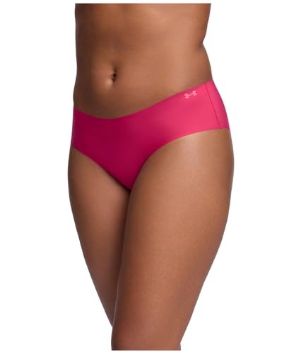 Image of Under Armour Women's 3-pack Pure Stretch No Show Hipster Underwear, All-day Comfort & Ultra-soft Fit