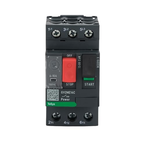 Interrupteur disjoncteur moteur GV2ME06C bouton de commande rail - 5