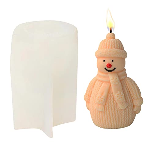 2 Moules Silicone Noël 3D Gnome Père Noël, Bougies, Décoration