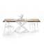 MOBILI FIVER, Table Basse, Luxury, Bois Rustique, Made in Italy