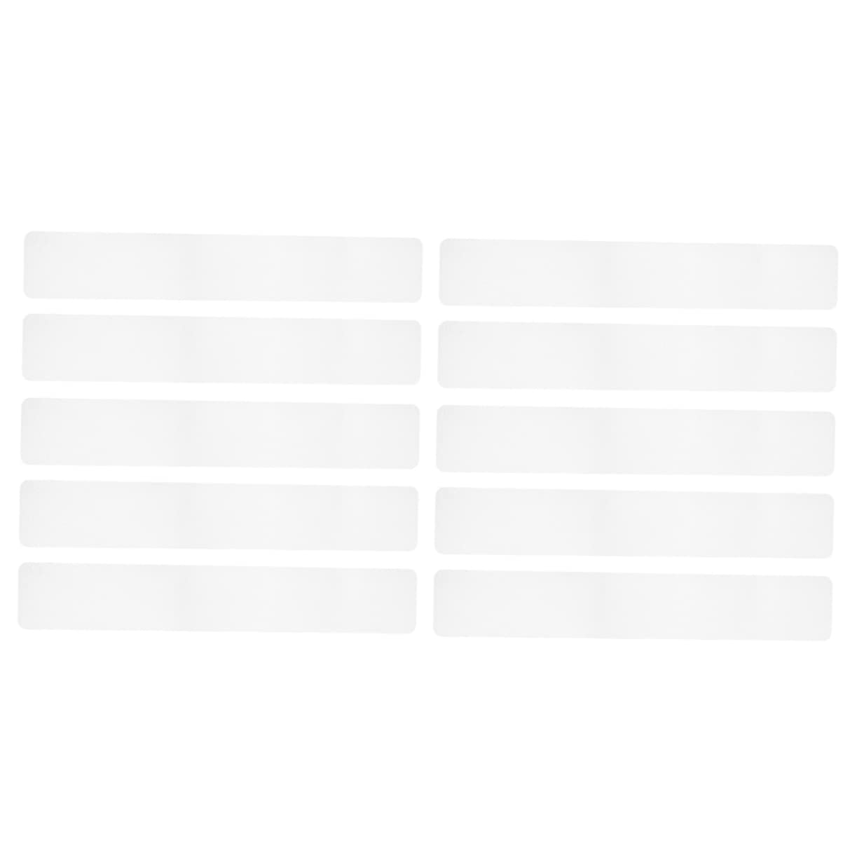 10 Pcs Non Slip Shower Stickers Bathtub Floor Tape Frosted Slip Strips for Safety Pools Stairs Ladders High Adhesion Peva Material