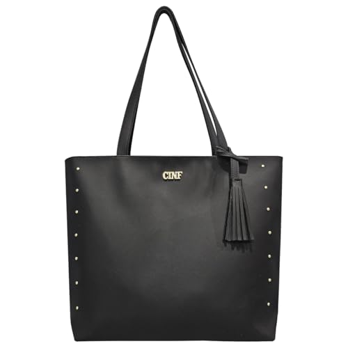 Bolsa Sacola Grande De Ombro Feminina Alça Resistente (Preta)