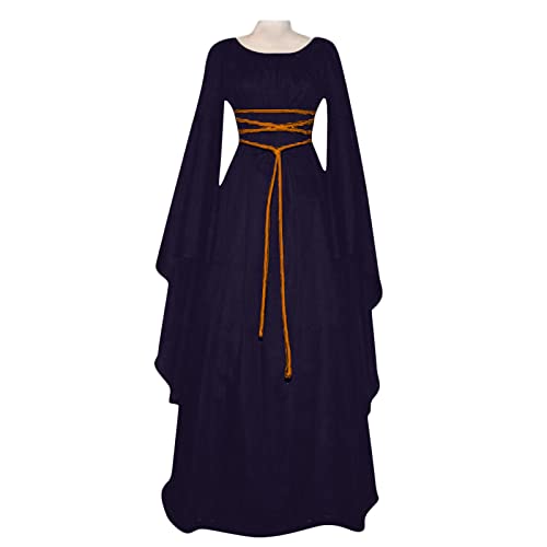 OIOLOYJM Renaissance Costume Women Medieval Sexy Plus Size Witch Vampire Gothic Halloween Costumes Woman 2025 Clothes Dresses
