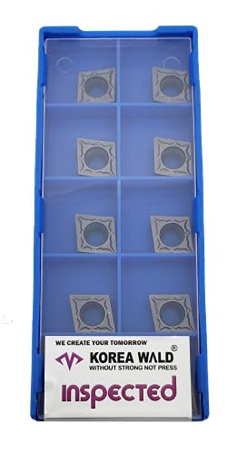 Korea Wald Turning Inserts CCMT09T304 FG CT 3000 Turning Tool Cutting Tool Indexable CERMET Inserts for 10 Pcs Pack…