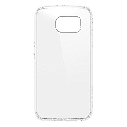 LUVVITT Galaxy S6 Case, [Clearview] Hybrid Scratch Resistant Back Cover with Shock Absorbing Bumper for Samsung Galaxy S6 - Clear