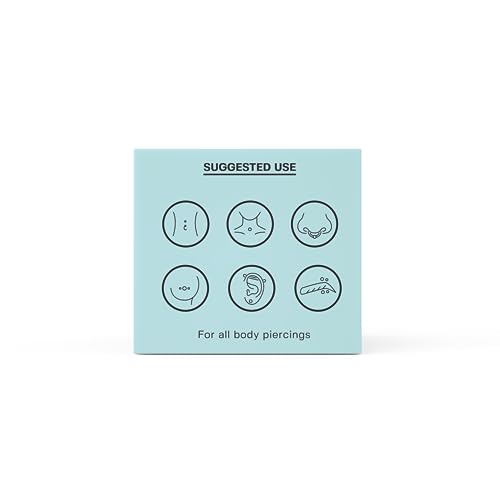 Image of Base Labs Piercing Aftercare Wipes | Cleanses & Sanitizes | Piercing Cleaner Wipes for Nose, Ear, Belly, Lips | Saline Solution for Piercings | Keloid Bump Removal & Piercing Bump Treatment | 2PK