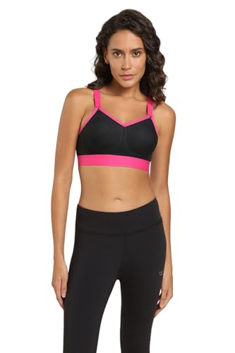 Image of Van Heusen Women Nylon Blend Wireless Non Padded High Impact Sports Bra -Anti Bacterial, Moisture Wicking