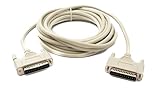 System-S D Sub Kabel 5 m 25 Pin Stecker zu Stecker RS530 Adapter in Grau