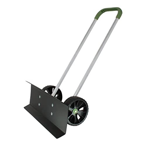 Easy Doze-It 36" SnoGrader U-Grip | Angled Flip-It Rolling Snow Shovel on Wheels for Drive Walk Snow Removal | Professional Snow Plow Pusher Shovel with Wheels | Made in USA by Vertex | Model EX955.36