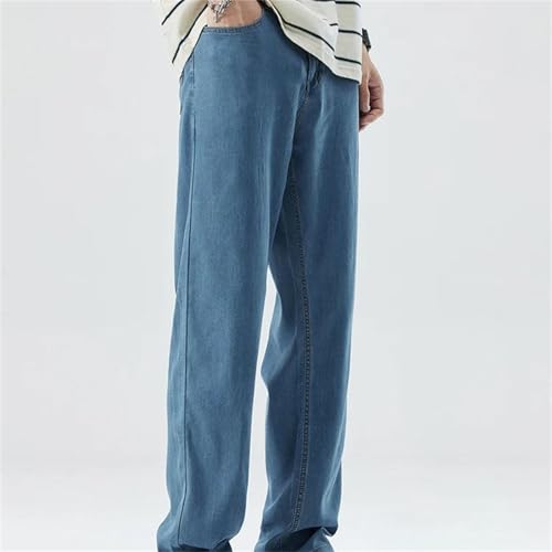 Men's Jeans – Straight Denim Pants, Business Work Casual Trousers Plus Size3