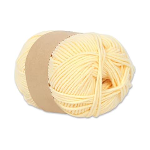 HOJIOESRD 50g 5-Strand Milk Cotton Knitting Yarns Sweater Decoration Hand-Knitted *Crochet Medium Thick Thread Weaving Supplies, No.03 Cover