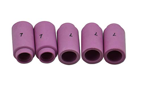 Image of RIVERWELD TIG Alumina Nozzle Ceramic Cups 13N11 7# 7 /16 inch 11.0mm 10pcs