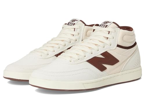 New Balance Unisex 440 Hi Skate Shoe, Sea Salt/Dark Brown, 11 US Men