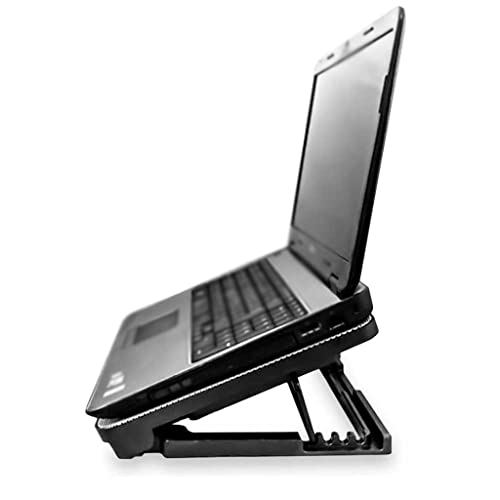 Base para portátil ajustable con ventilador extra USB miniatura 2