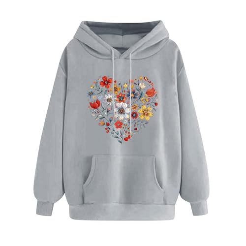 FJKVAVF Angebote des Tages Heute Damen Fliederfarbener Pullover Damen...