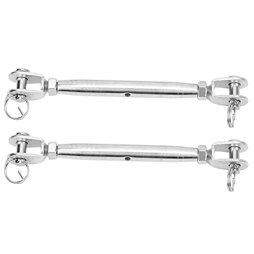 Turnbuckle Quijada de Acero Inoxidable, 2 piezas, para Cable de Alambre miniatura 2