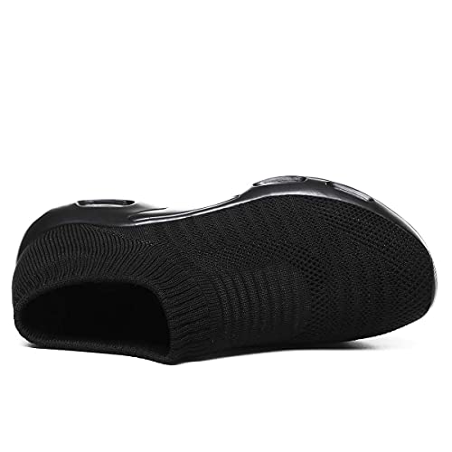 Women Knitted Upper Air Cushion Sole Lightweight Slip-On Sock Sneakers Casual Walking Shoes Doctor and Nurse Work Shoes4