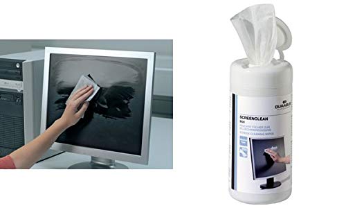 Preisvergleich Produktbild DURABLE Nachfüllpack Bildschirm-Reinigungstücher SCREENCLEAN, Sie erhalten 1 Packung, Packungsinhalt: 100 Tücher