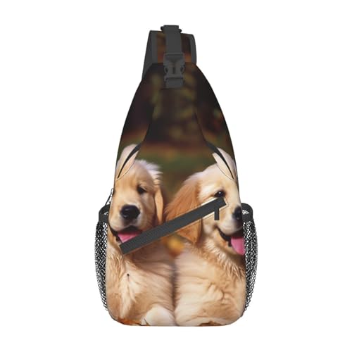 Sac à dos à bandoulière Golden Retriever pour optimiser le rangement de vos affaires de marche