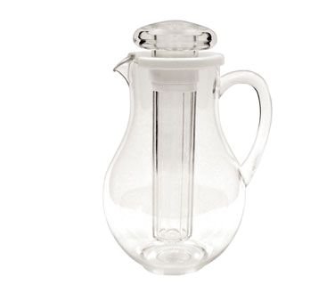 Winco WPIT-19 Water Pitcher, 2 Qt, (64 Ounce), Built In Ice Core, Handle, Polycarbonate - Plastic #1