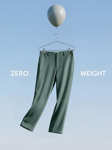 Image of XYXX Men Soft Stretch All Day Quick Dry Straight Fit Casual Pants