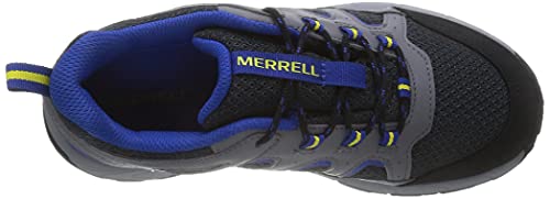 Merrell Boy's Oakcreek Low Lace Waterproof Hiking Sneaker, Charcoal, 11 Big Kid #TOP4