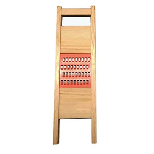 WANGFUFU Cucumber Vegetable Slicer Salad Kitchen Wooden Shredder Cutter Grater Slicer