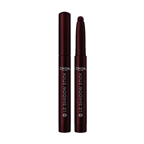 L’Oréal Paris Infallible, Shadow Stick, Ombretto in Stick, Sguardo Intenso in un Gesto, Texture Cremosa, Finish Brillante, Facile da Sfumare, Tonalità : Starry Bordeaux 125, 1,4 gr