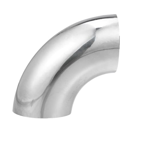 Coude d'échappement 90° en inox SS304 de 51mm pour tube modifié