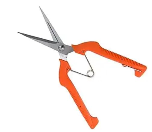 Thinning Scissors with Nylon Handle and Safety Lock Stainless Steel Long Blade Comfortable Grip Heavy Duty Multipurpose Use Tool for Home Gardening Trimming Wool Shearing-image-11